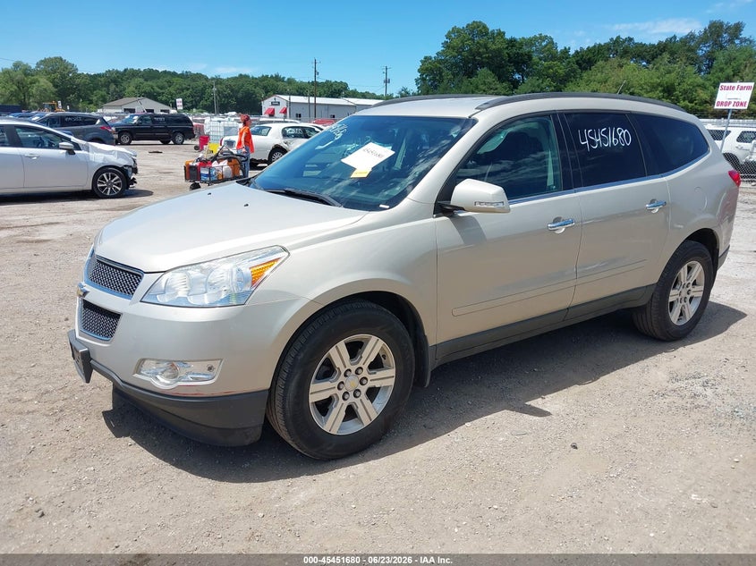 Vin: 1gnkrjedxbj390450, lot: 45949793, chevrolet traverse lt w/2lt 20112