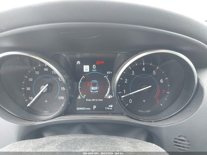 2020 Jaguar F-Pace Premium P250 Awd Automatic VIN: SADCJ2FX7LA619031 Lot: 45451691
