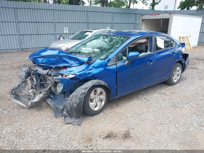 2015 HONDA CIVIC auction photo 2