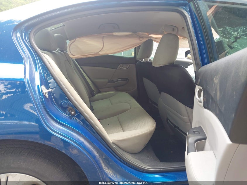 2015 HONDA CIVIC auction photo 8