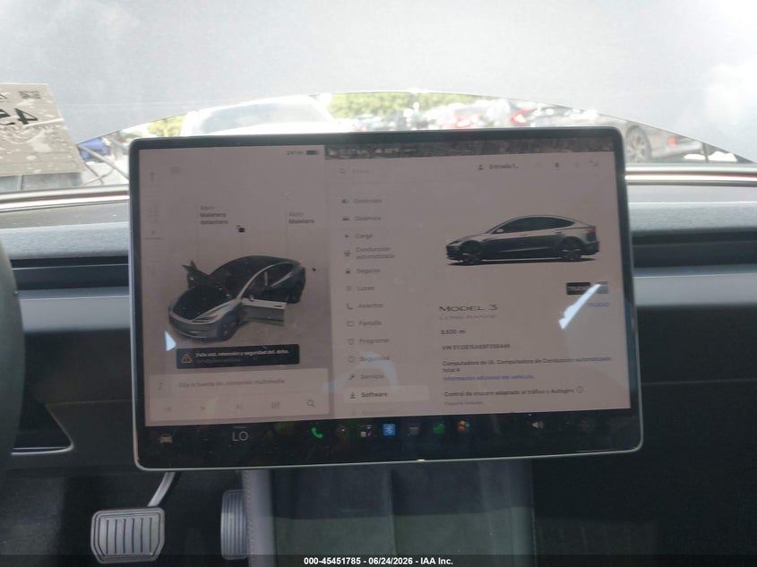 2025 TESLA MODEL 3 SEDAN ELECTRIC