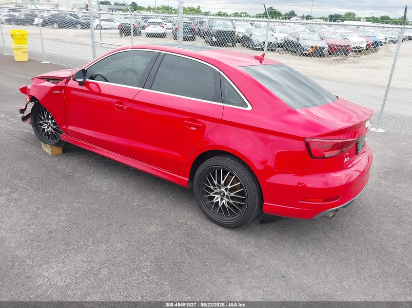 Vin: wauj8gff8j1062286, lot: 45949951, audi a3 2.0t premium/2.0t tech premium 20183