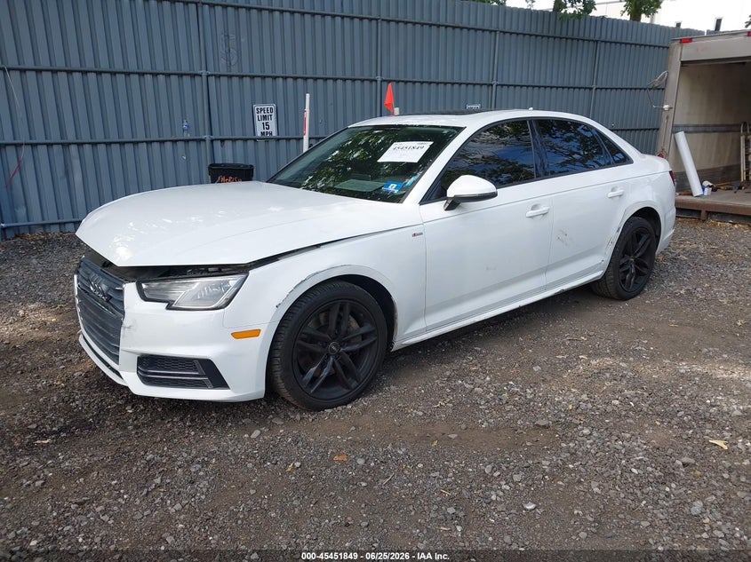 Vin: waudnaf40hn054591, lot: 45949962, audi a4 season of audi premium 20172