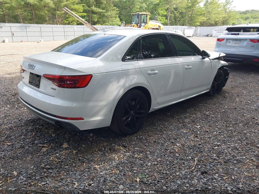 Vin: waudnaf40hn054591, lot: 45949962, audi a4 season of audi premium 20174