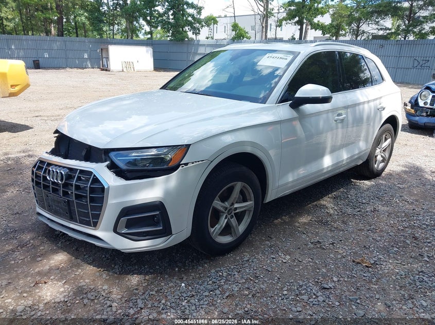 Vin: wa1aaafy5m2088603, lot: 45949979, audi q5 premium 45 tfsi quattro s tronic 20212