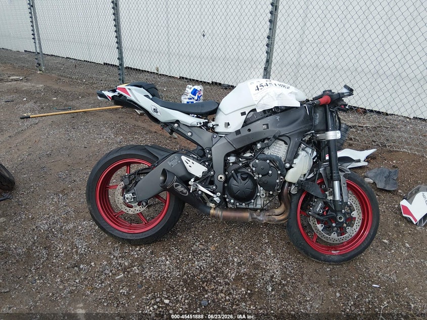 2025 Kawasaki Zx636 K VIN: JKBZXJK17SA010543 Lot: 45451888