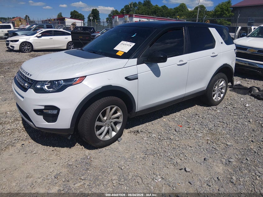 Vin: salcr2bg0gh566737, lot: 45950041, land rover discovery sport hse 20162