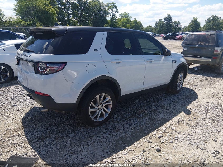Vin: salcr2bg0gh566737, lot: 45950041, land rover discovery sport hse 20164