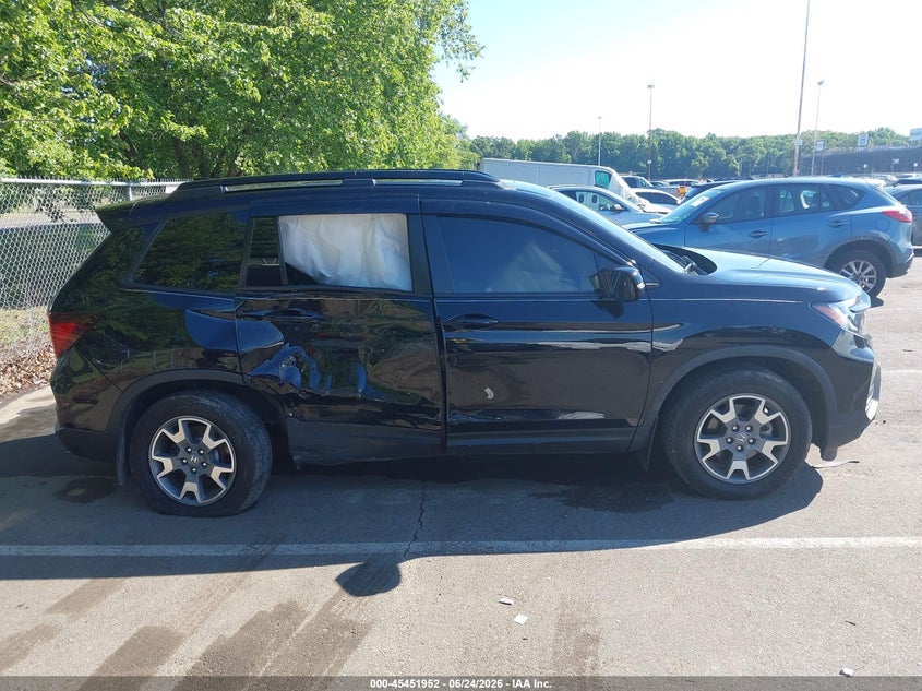 2023 Honda Passport Awd Trailsport VIN: 5FNYF8H6XPB005436 Lot: 45451952
