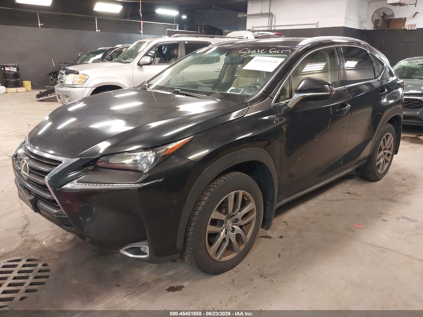 Vin: jtjbarbz5f2001497, lot: 45950071, lexus nx 200t 20152