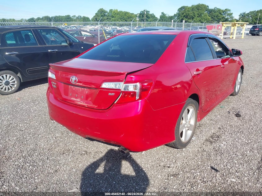 2012 TOYOTA CAMRY auction photo 4