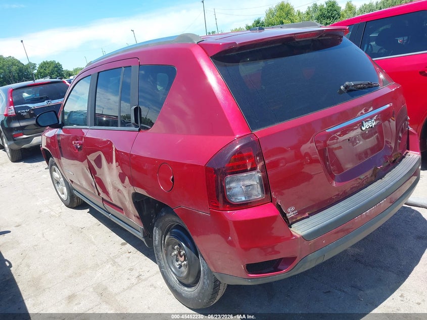 Vin: 1c4njcba2ed666707, lot: 45950342, jeep compass sport 20143