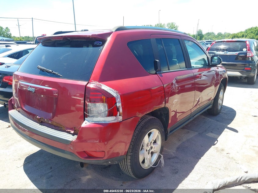 Vin: 1c4njcba2ed666707, lot: 45950342, jeep compass sport 20144