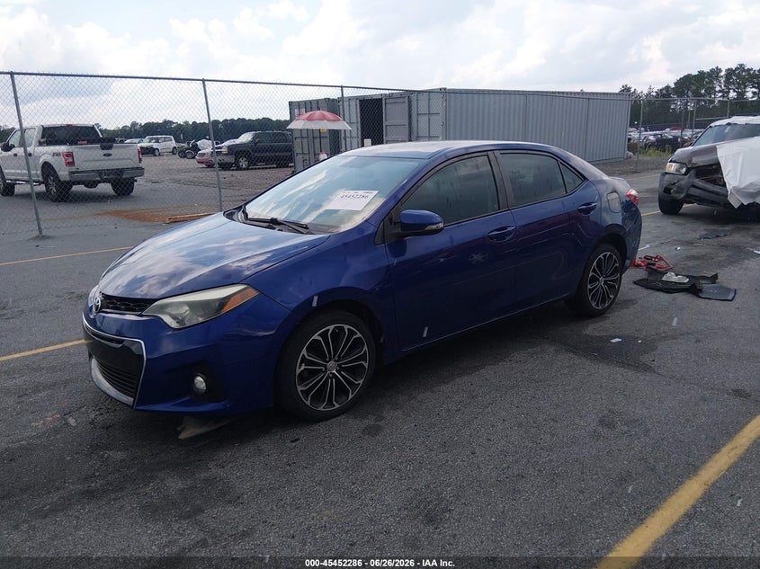 2016 TOYOTA COROLLA auction photo 2