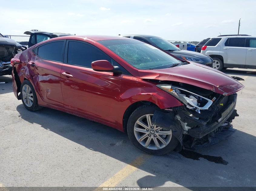2015 Hyundai Elantra Se VIN 5NPDH4AE9FH552703