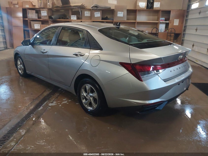 Vin: 5npll4agxmh049268, lot: 45950493, hyundai elantra se 20213