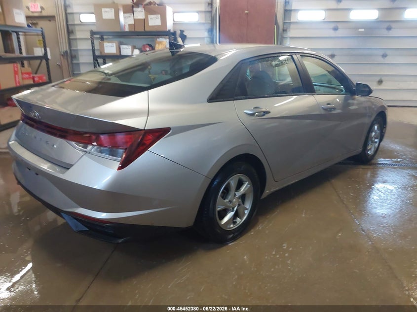 Vin: 5npll4agxmh049268, lot: 45950493, hyundai elantra se 20214