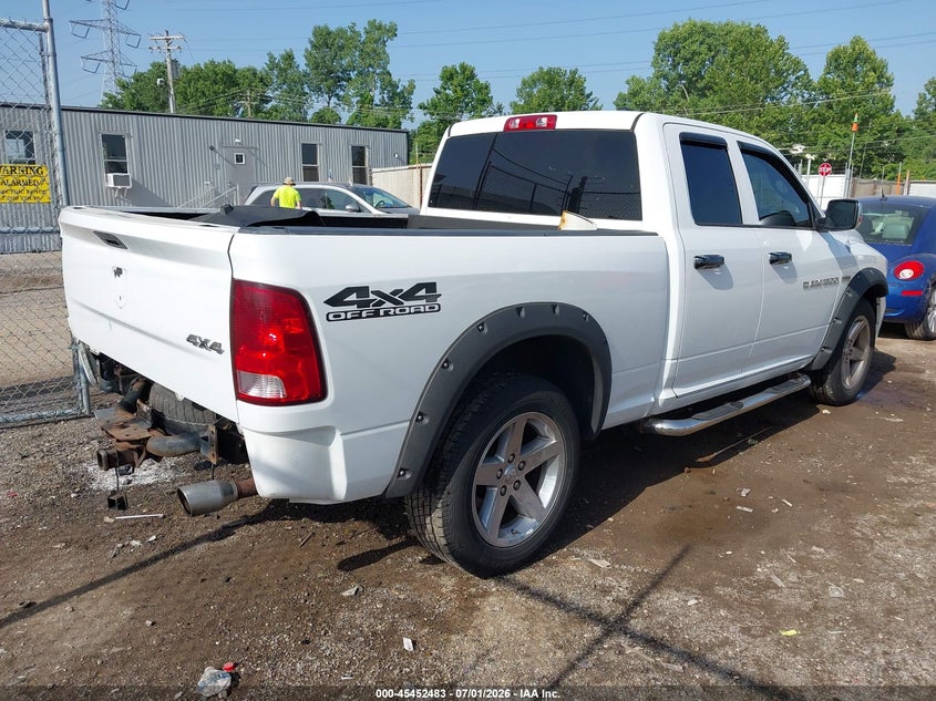Vin: 1c6rd7ft5cs341111, lot: 45950596, ram 1500 express 20124