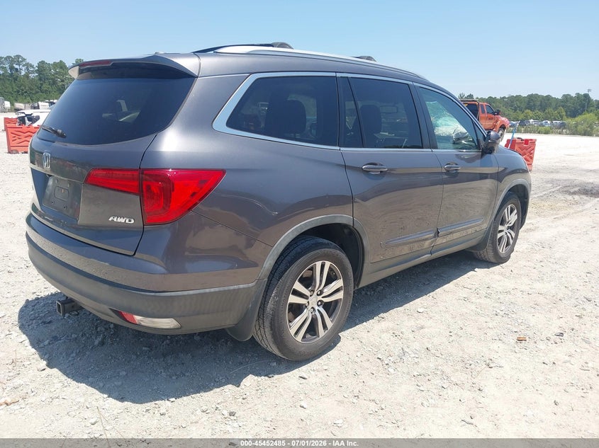 Vin: 5fnyf6h5xhb095314, lot: 45950598, honda pilot ex-l 20174