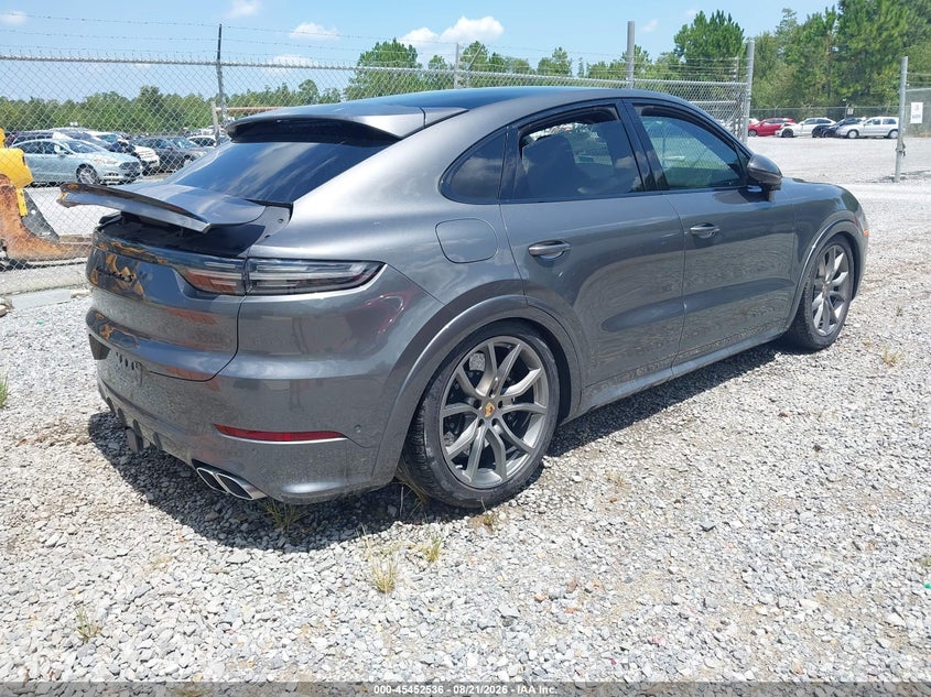 Vin: wp1bh2ay0nda59081, lot: 45950649, porsche cayenne e-hybrid coupe turbo s 20224