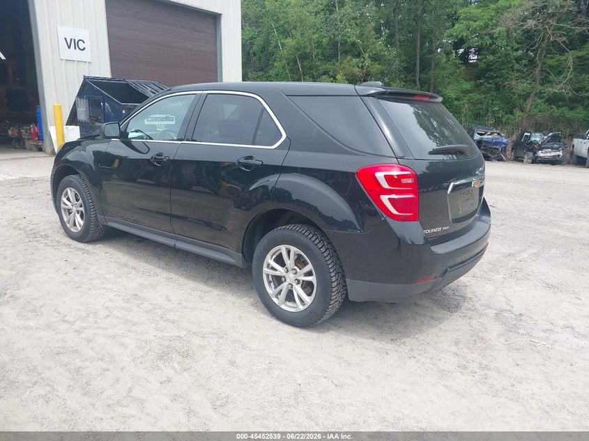 Vin: 2gnfleek4h6338388, lot: 45950652, chevrolet equinox ls 20173