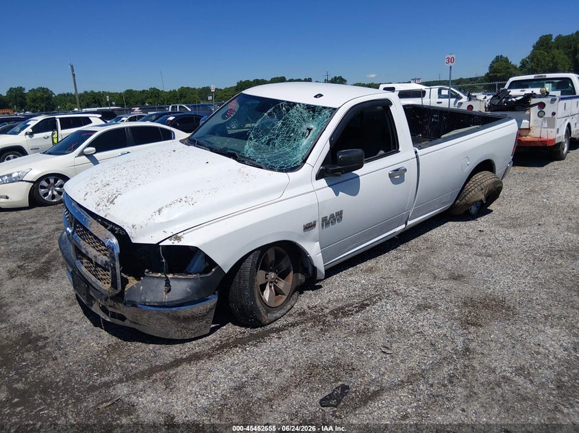 2018 RAM 1500, Left Side, IAAI, VIN 3C6JR6DT4JG185952 — photo 2