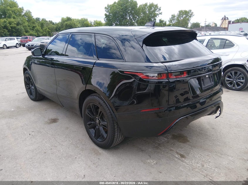 Vin: salyj2ex8na330075, lot: 45950729, land rover range rover velar p250 s 20223