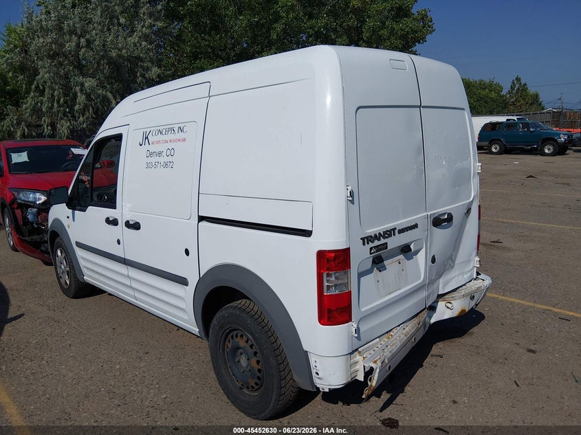Vin: nm0ls7bn1bt072011, lot: 45950743, ford transit connect xlt 20113