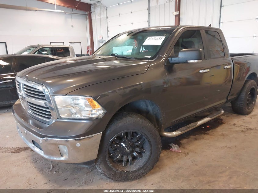 Vin: 1c6rr7gg8js231461, lot: 45950747, ram 1500 big horn  4x4 6'4 box 20182