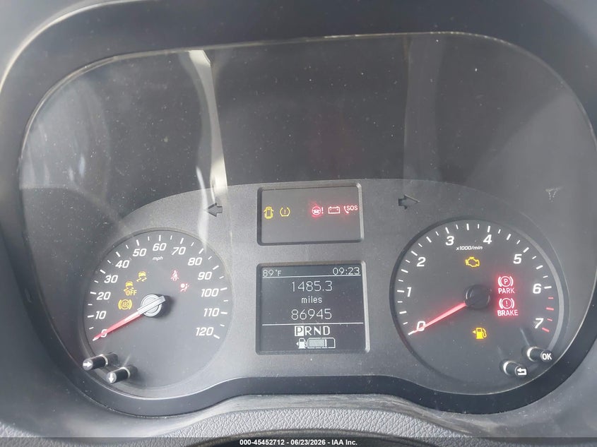 2019 Mercedes-Benz Sprinter 2500 High Roof I4 VIN: WD4PF0ED5KT004187 Lot: 45452712