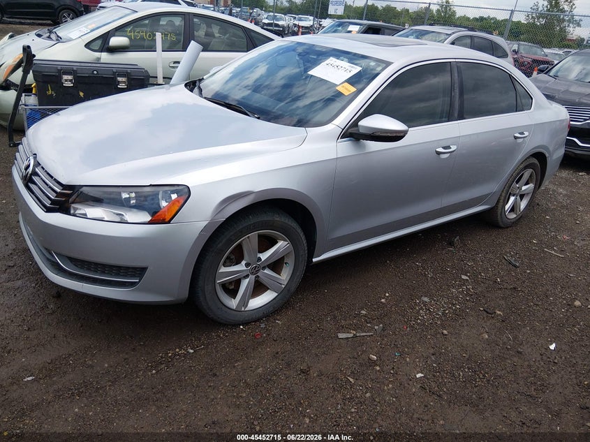 VOLKSWAGEN PASSAT 2012 VIN 1VWBN7A37CC066332