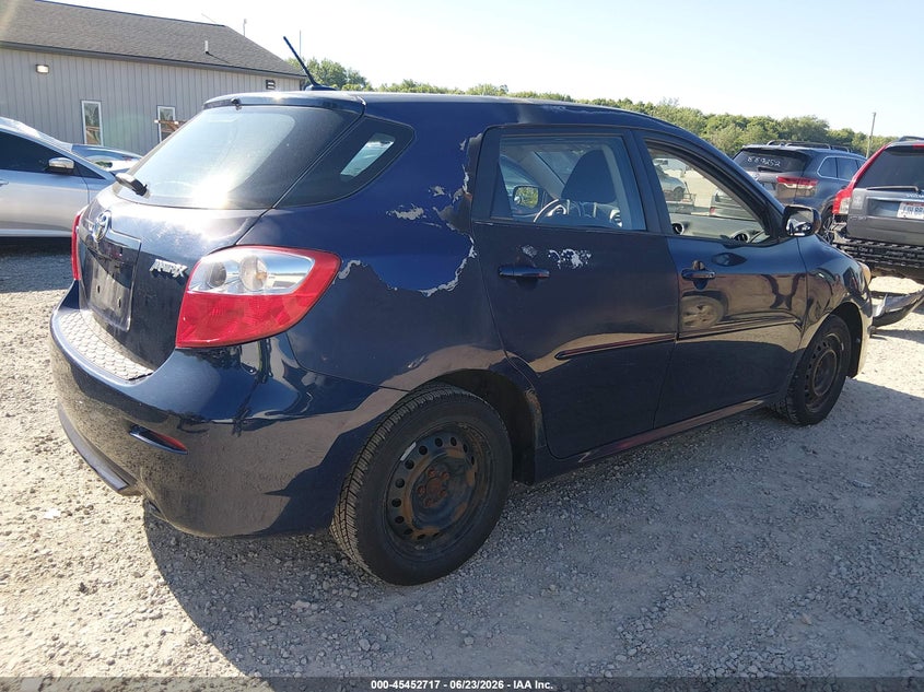 Vin: 2t1ku4ee8ac311899, lot: 45950830, toyota matrix 20104