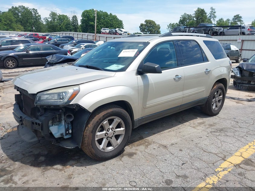Vin: 1gkkvpkd1gj312484, lot: 45950834, gmc acadia sle-2 20162