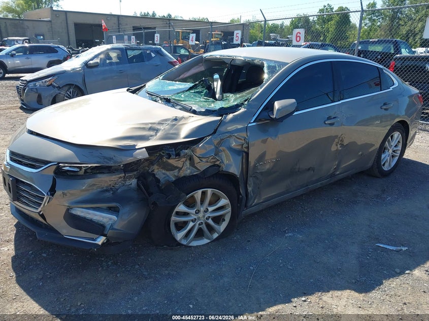 2017 Chevrolet Malibu, Удар спереду, IAAI, VIN 1G1ZE5ST8HF164000 — фото 2