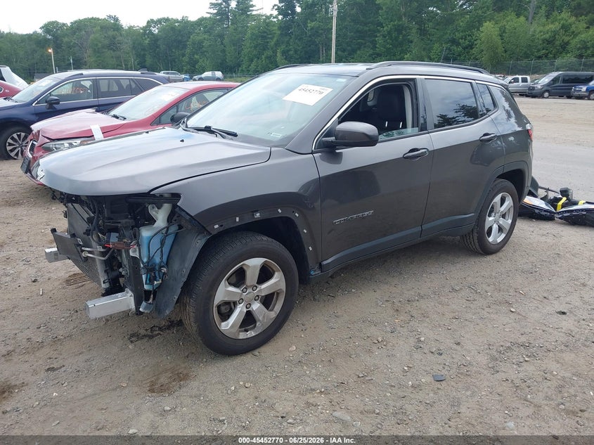 Vin: 3c4njdbbxlt129685, lot: 45950883, jeep compass latitude 4x4 20202