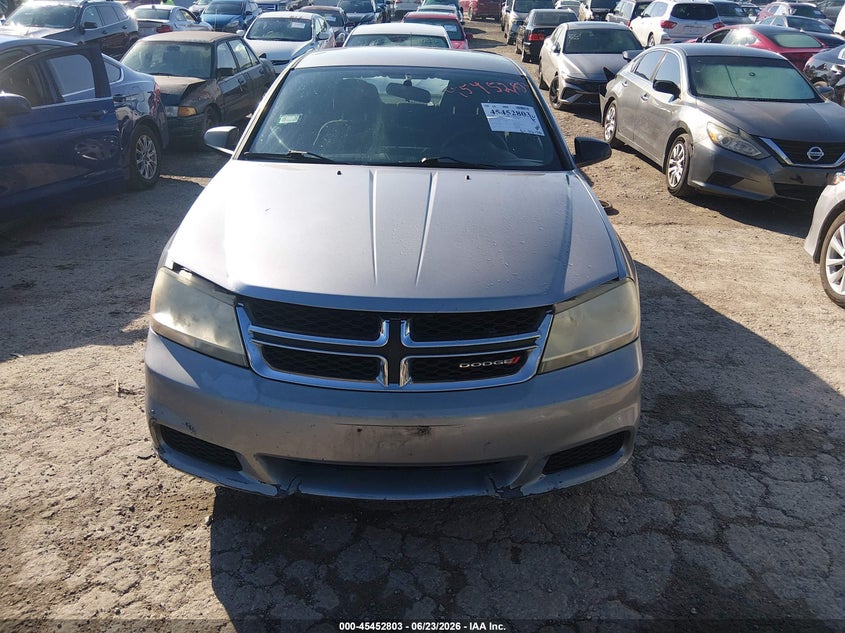 2013 Dodge Avenger Se VIN: 1C3CDZAB7DN530470 Lot: 45452803