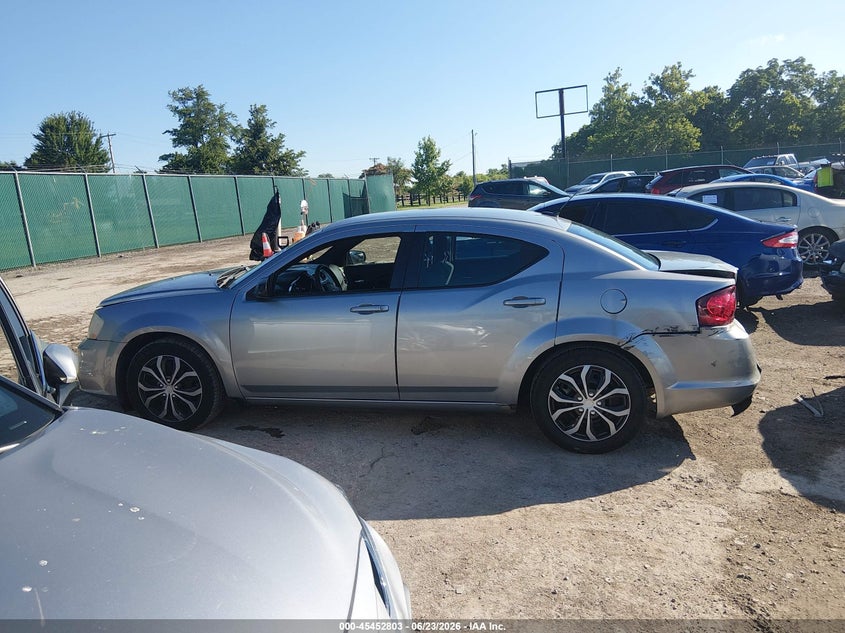 2013 Dodge Avenger Se VIN: 1C3CDZAB7DN530470 Lot: 45452803
