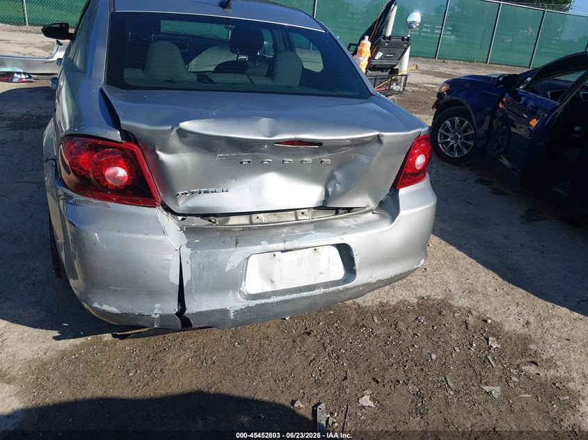 2013 Dodge Avenger Se VIN: 1C3CDZAB7DN530470 Lot: 45452803