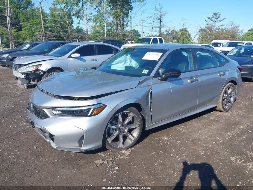 2025 Honda Civic, Front End, IAAI, VIN 2HGFE4F81SH318600 — photo 2