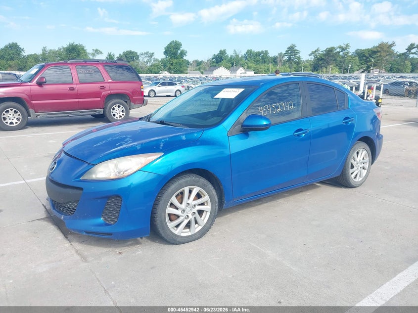 Vin: jm1bl1uf1c1603963, lot: 45951055, mazda mazda3 i sport 20122