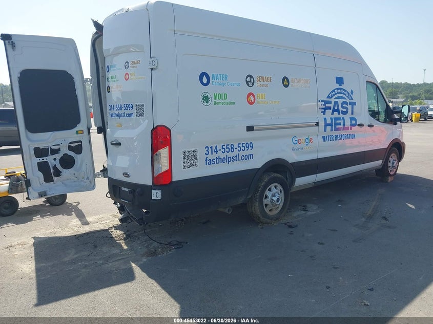 Vin: 1ftbw3u82rkb88532, lot: 45951135, ford transit-350 cargo van 20244