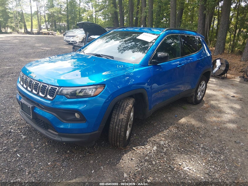 Vin: 3c4njdbn4rt110200, lot: 45951193, jeep compass latitude 4x4 20242