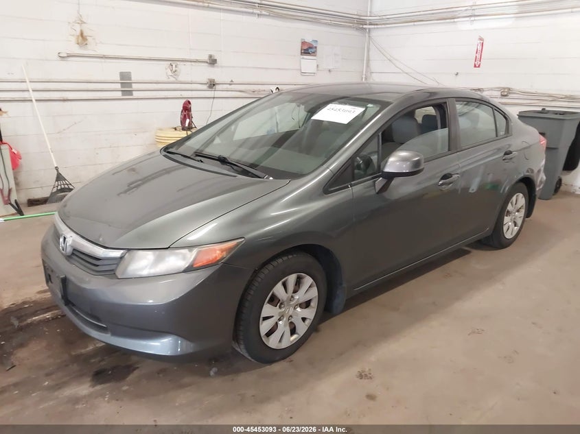 2012 Honda Civic Lx 19XFB2F51CE098258 photo 1