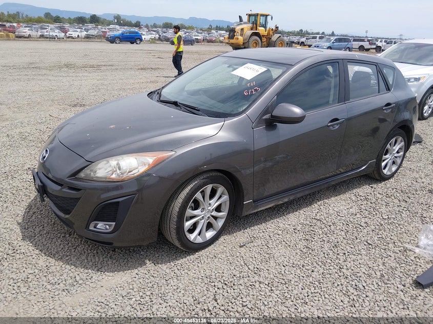 Vin: jm1bl1k62b1420492, lot: 45951249, mazda mazda3 s sport 20112