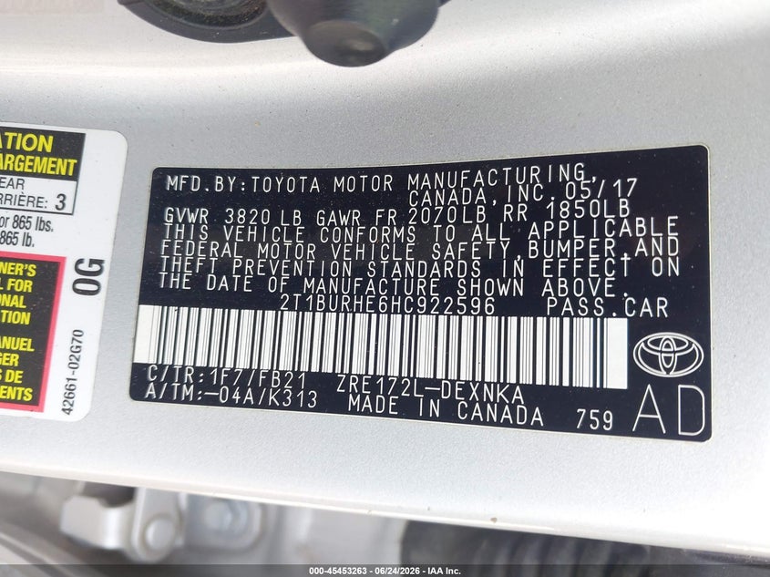 TOYOTA COROLLA - zdjęcie 9