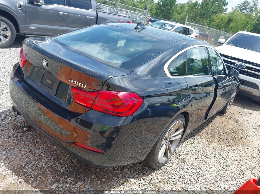 Vin: wba4j1c51kbm17045, lot: 45951383, bmw 430i gran coupe 20194