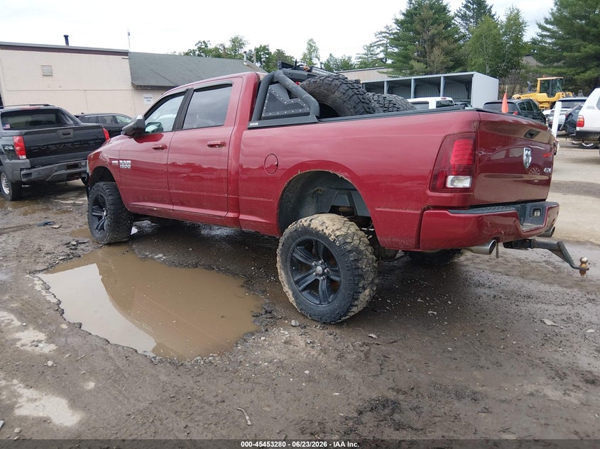 Vin: 1c6rr7ut7fs509209, lot: 45951393, ram 1500 sport 20152