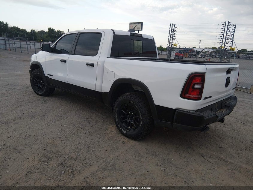 Vin: 1c6srflp2tn208518, lot: 45951408, ram 1500 rebel  4x4 5'7 box 20263