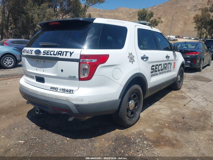 Vin: 1fm5k8ar9fgb84121, lot: 45951414, ford utility police interceptor 20154