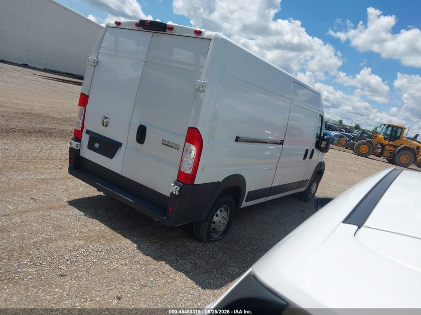 Vin: 3c6lrvdg6pe562811, lot: 45951432, ram promaster 2500 high roof 159 wb 20234